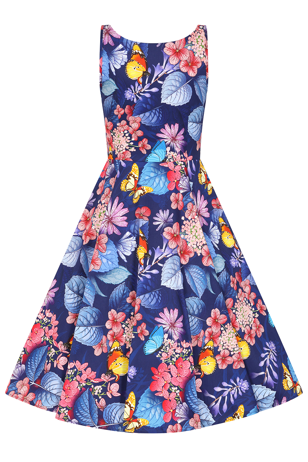 Midnight Garden Swing Dress